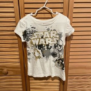 Disney Store Star Wars Girls T-Shirt Size SM 5/6